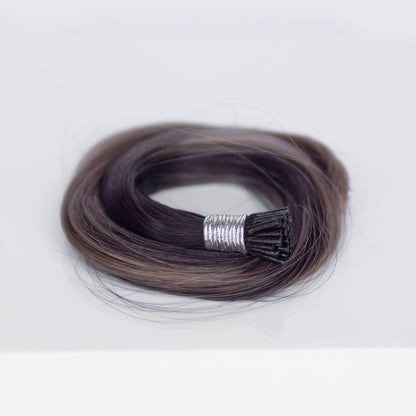 I-Tip 20" 25g Professional Hair Extensions - #8 Whiskey Brown (aka Ash Brown)