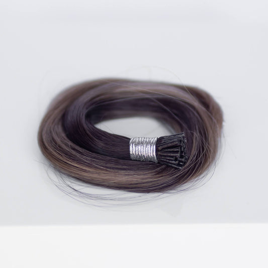 I-Tip 24" 25g Single Donor Virgin - #8 Whisky Brown (aka Ash Brown)