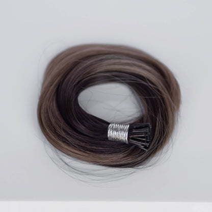 I-Tip 20" 25g Professional Hair Extensions - #8 Whiskey Brown (aka Ash Brown)