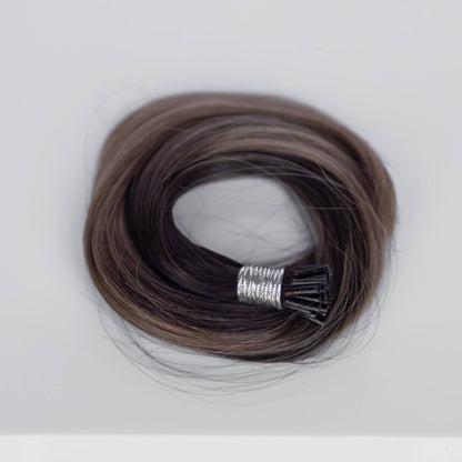 I-Tip 24" 25g Professional Hair Extensions - #8 Whiskey Brown (aka Ash Brown)