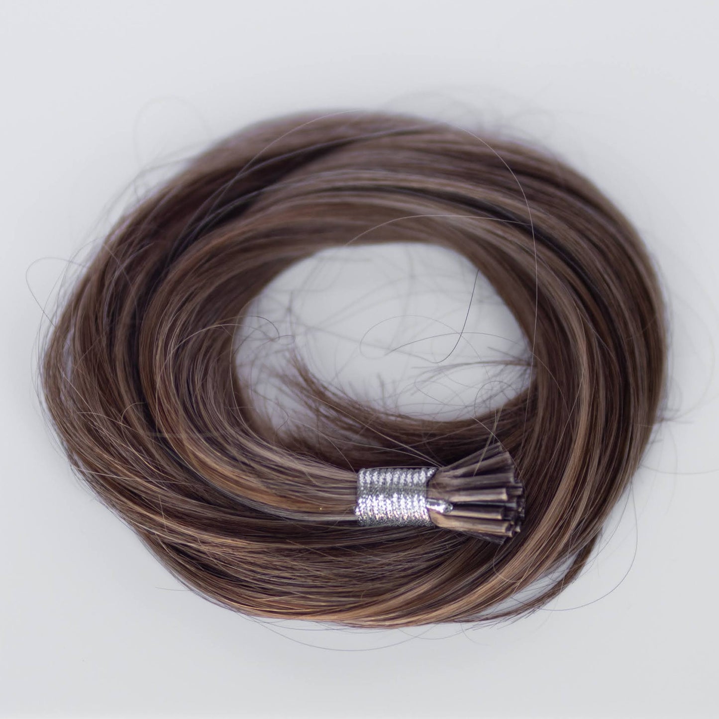 I-Tip 20" 25g Single Donor Virgin - Chocolate Brown Highlight #4/#27