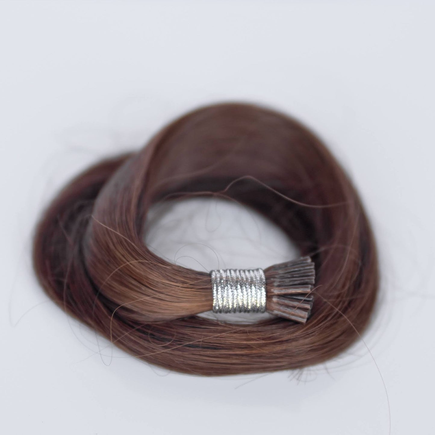 I-Tip 16" 25g Professional Hair Extensions - #4 Roasted Walnut (aka Chocolate Brown)