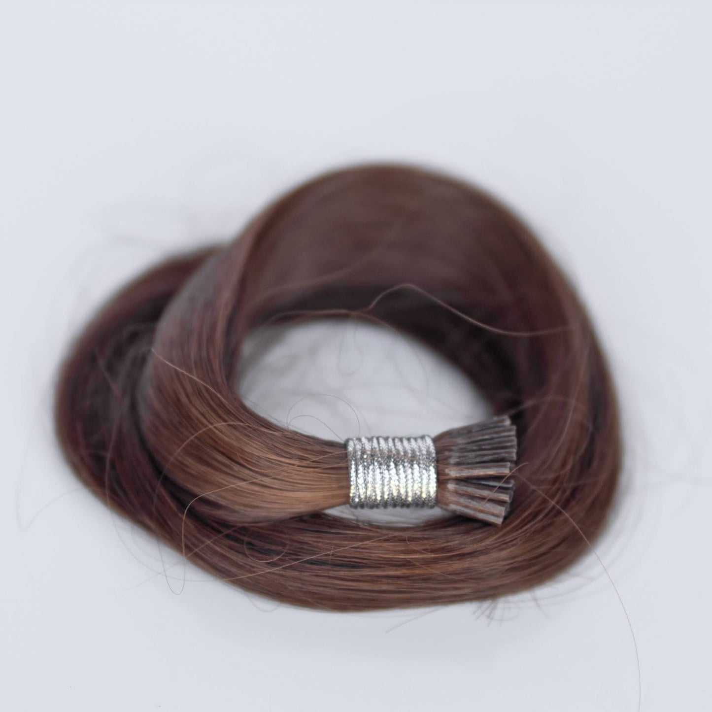 I-Tip 22" 25g Professional Hair Extensions - #4 Roasted Walnut (aka Chocolate Brown)