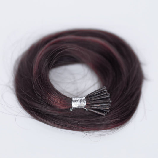 I-Tip 24" 25g Professional Hair Extensions - #550 Rouge (aka Cinnamon Mocha)