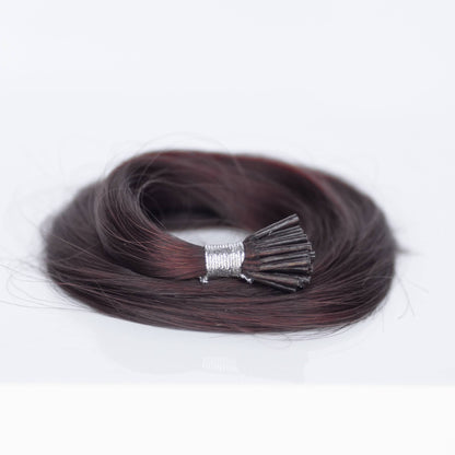 I-Tip 18" 25g Single Donor Virgin - #550 Rouge (aka Cinnamon Mocha)