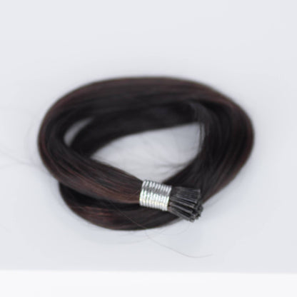 I-Tip 22" 25g Professional Hair Extensions - #2 Dark Chocolate (aka Dark Brown)