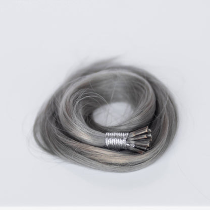 I-Tip 18" 25g Single Donor Virgin - #66 Pinot Grigio (aka Icy Silver)