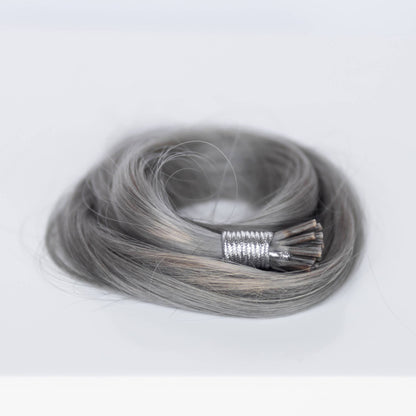 I-Tip 22" 25g Single Donor Virgin - #66 Pinot Grigio (aka Icy Silver)