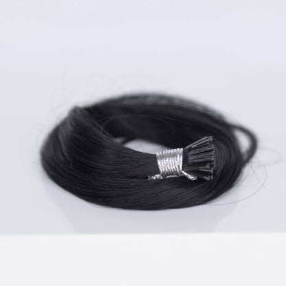 I-Tip 16" 25g Professional Hair Extensions - #1 Noir (aka Jet Black)