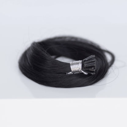 I-Tip 22" 25g Professional Hair Extensions - #1 Noir (aka Jet Black)
