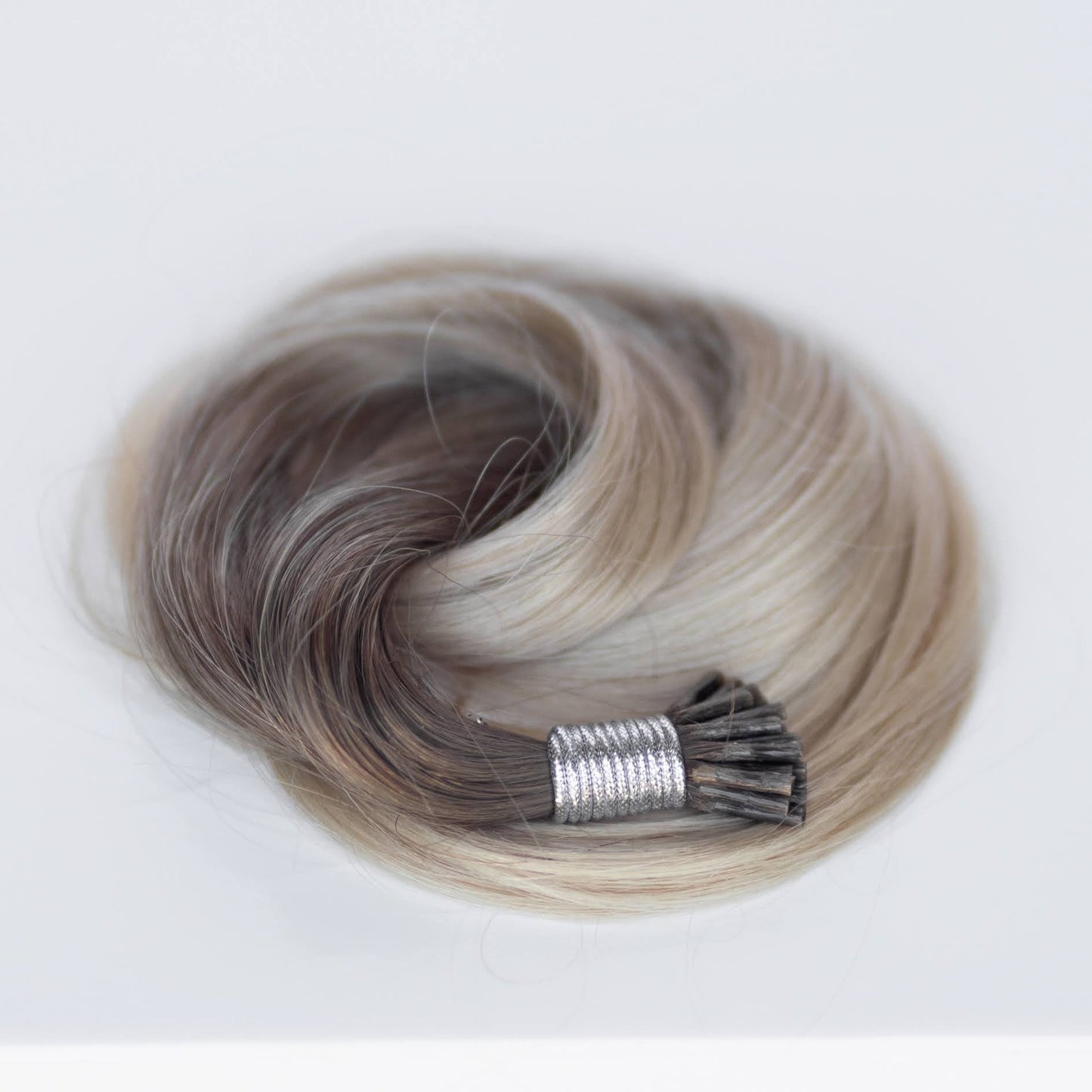 I-Tip 20" 25g Single Donor Virgin - #T1CC/80 Smokey Blonde (aka Cool Mochachino Brown/White Blonde)