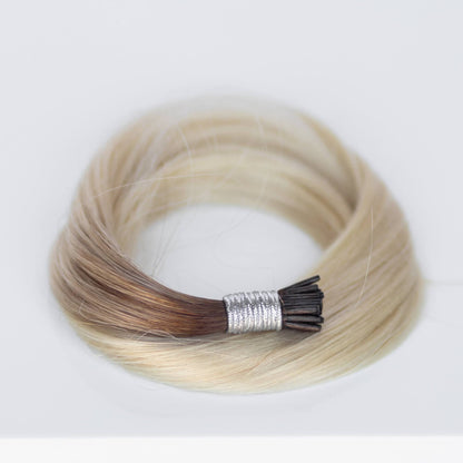 I-Tip 24" 25g Single Donor Virgin -#T3/60 Cocoa Rooted Blonde (aka Rooted Walnut Brown/Ash Blonde) (Copy)