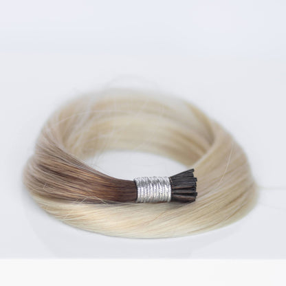 I-Tip 16" 25g Professional Hair Extensions -#T3/60 Cocoa Rooted Blonde (aka Rooted Walnut Brown/Ash Blonde)