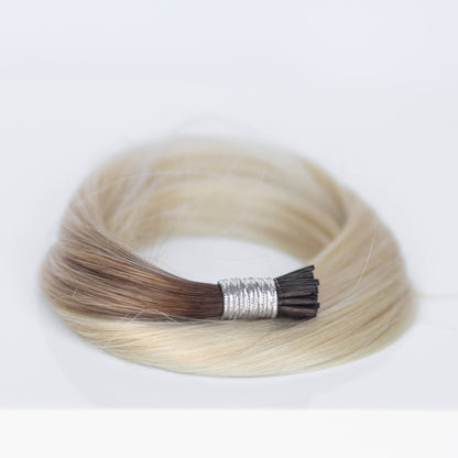 I-Tip 24" 25g Single Donor Virgin -#T3/60 Cocoa Rooted Blonde (aka Rooted Walnut Brown/Ash Blonde) (Copy)