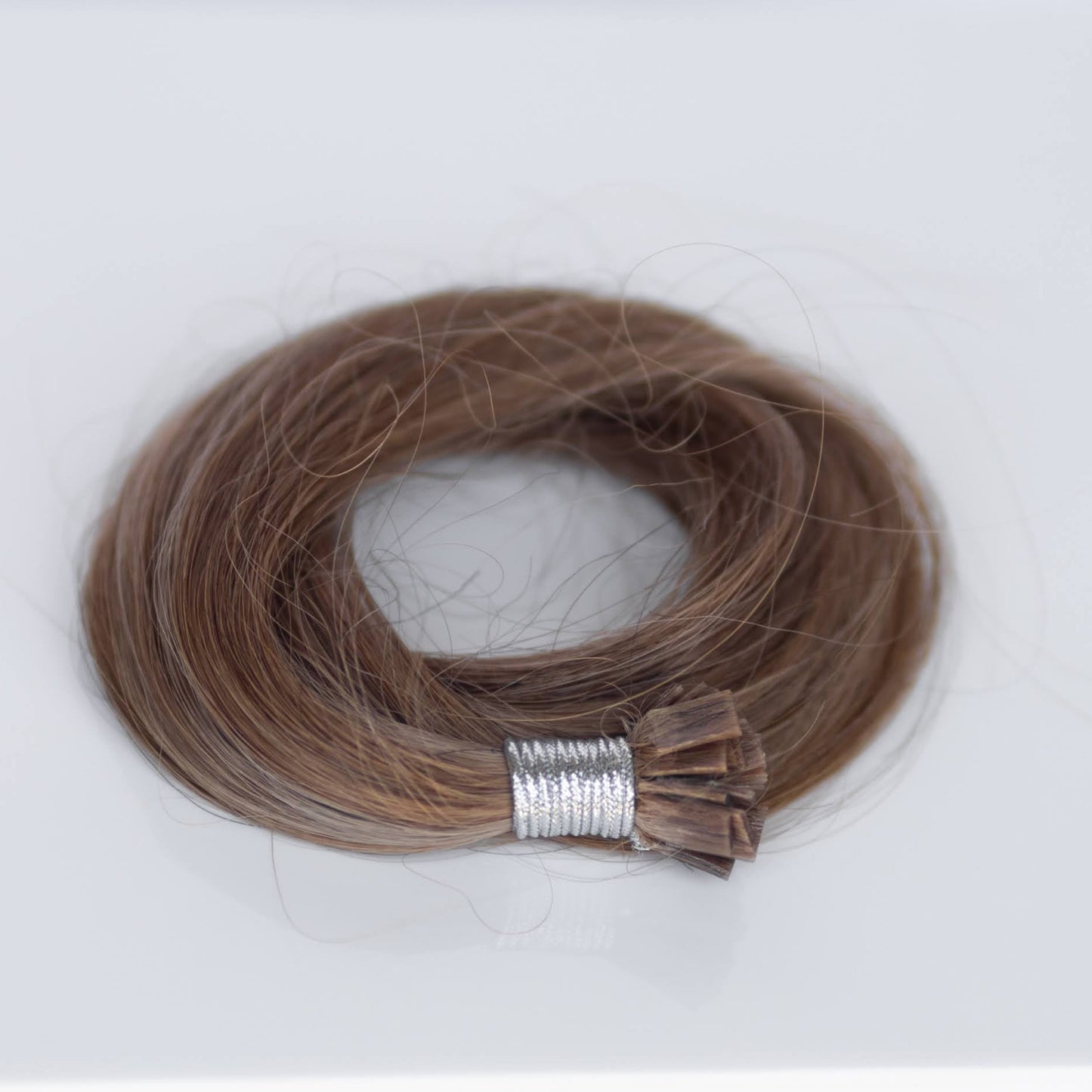 K-Tip 24" 25g Professional Hair Extensions - #6/18 Sea Salt & Caramel (aka Highlight Hot Toffee Blonde)