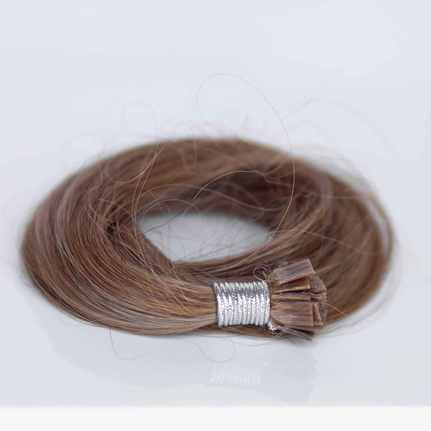 K-Tip 24" 25g Professional Hair Extensions - #6/18 Sea Salt & Caramel (aka Highlight Hot Toffee Blonde)