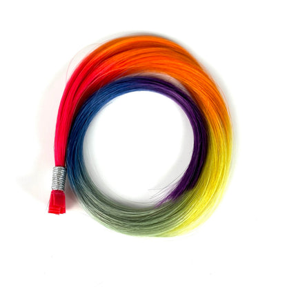 K-Tips 18” 10 grams (10 Pieces/K-Tips) Professional Hair Extensions VIVIDS  #12345 Unicorn Dream (Rainbow Color)