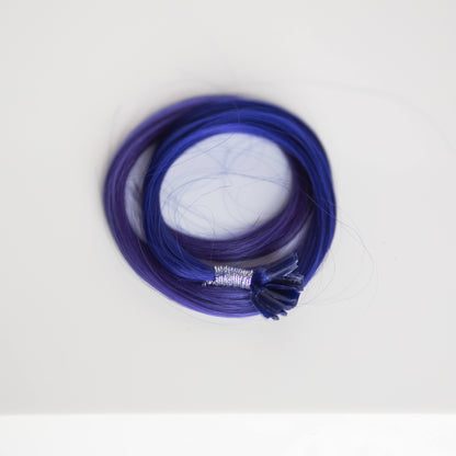 K-Tips 18” 10 grams (10 Pack) Professional Hair Extensions VIVIDS  VIVIDS #54/62 Ombré Dark Violet (dark purple to light purple) by Garyn Santos