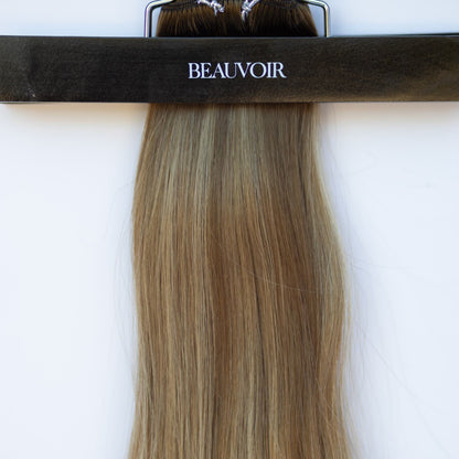 Machine-Tied Weft 18" 130g Single Donor Virgin - #007 Toasted Blonde by Garyn Santos