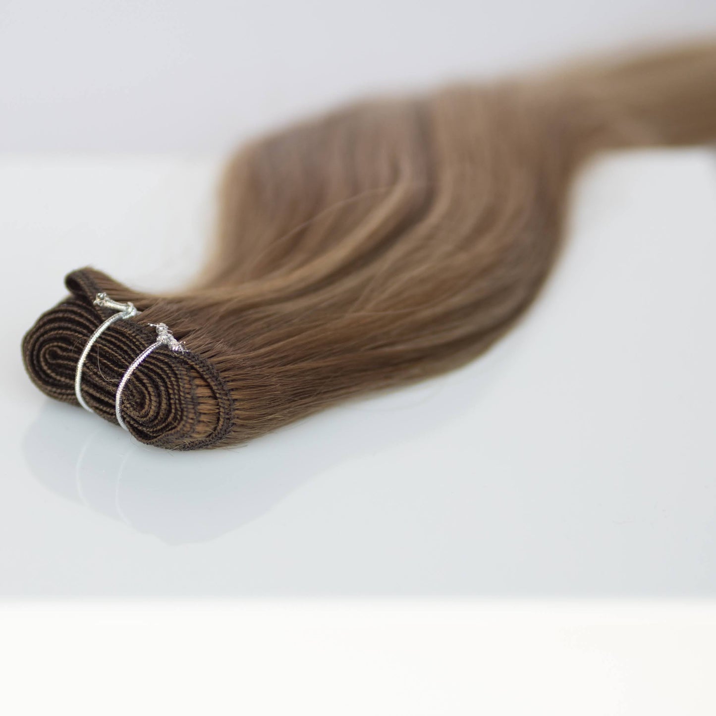 Machine-Tied Weft 16" 120g Pro Blend Hair Extensions - #007 Toasted Blonde by Garyn Santos
