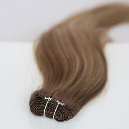 Machine-Tied Weft 22" 160g Single Donor Virgin - #007 Toasted Blonde by Garyn Santos