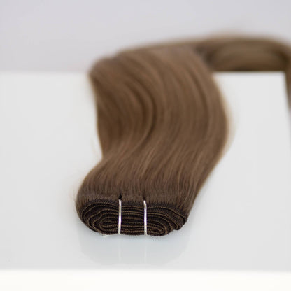 Machine-Tied Weft 16" 150g Single Donor Virgin - #45/66 Chloé