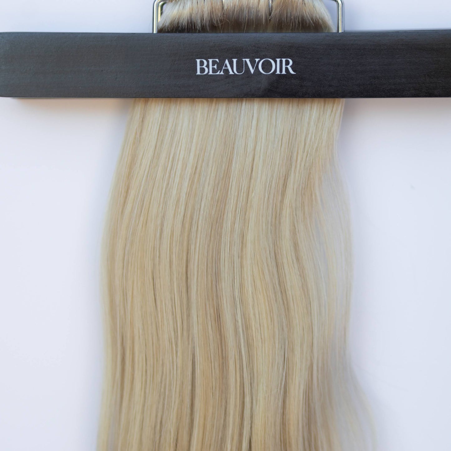 Machine-Tied Weft 16" 120g Single Donor Virgin - #80/18/46 Summer Blonde (aka Piano Key White Truffle)