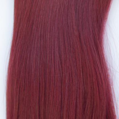 Machine-Tied Weft 16" 120g Pro Blend - #555 Akako by Martha Nicola