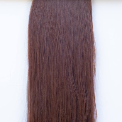 Machine-Tied Weft 22" 160g Pro Blend Hair Extensions - #550 Rouge (aka Cinnamon Mocha)