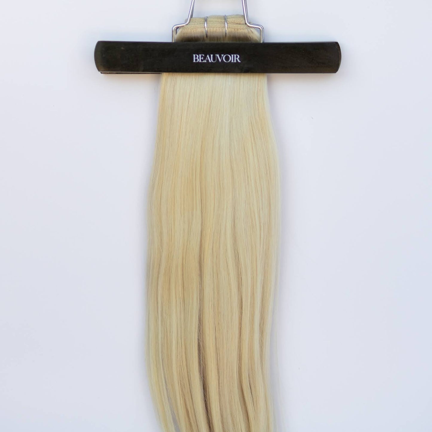 Machine-Tied Weft 20" 145g Pro Blend Hair Extensions -  #60 Classic Blonde (aka Ash Blonde)