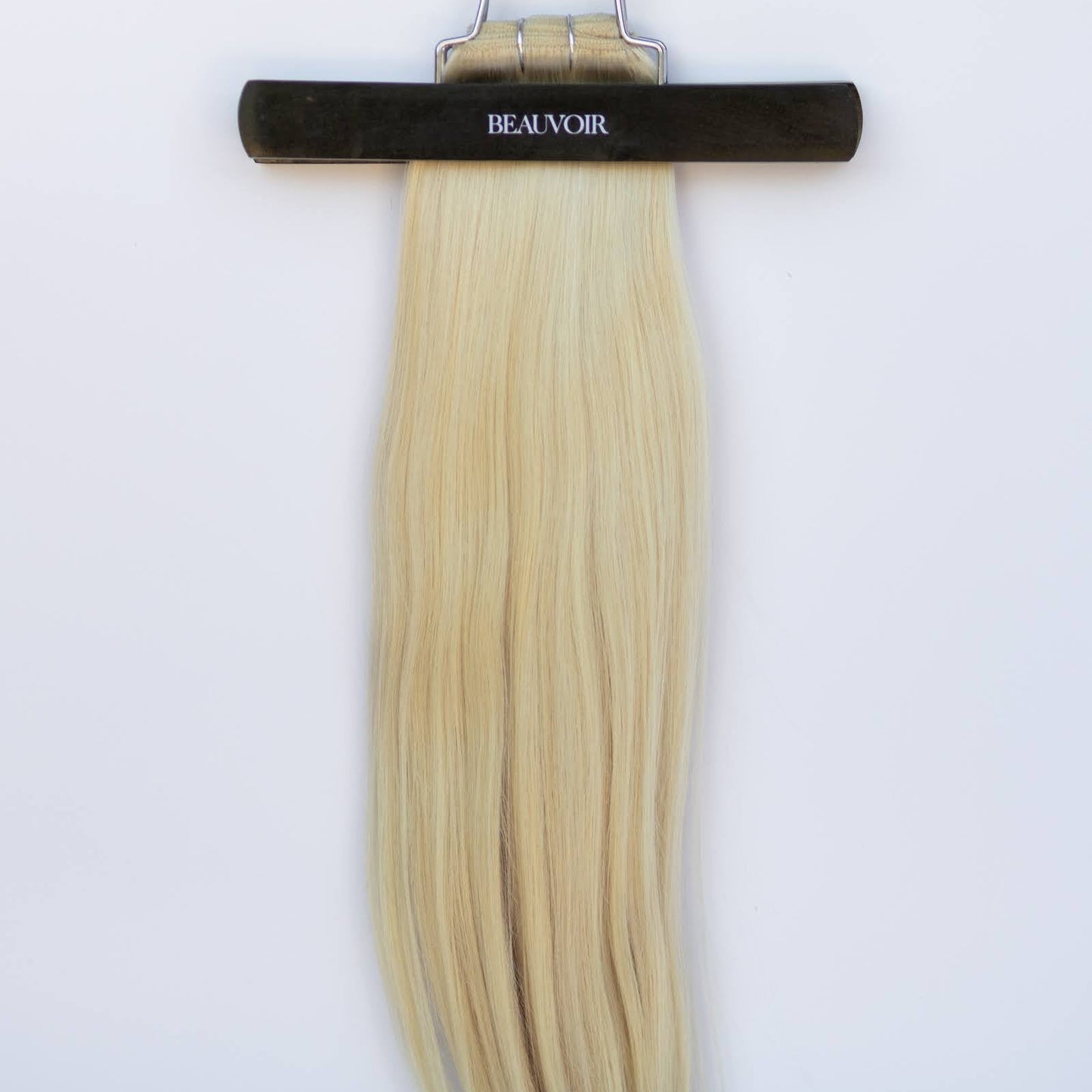 Machine-Tied Weft 28" 180g Single Donor Virgin - #60 Classic Blonde (aka Ash Blonde)