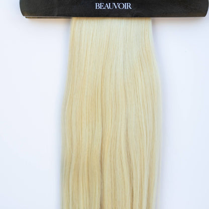 Machine-Tied Weft 20" 145g Pro Blend Hair Extensions -  #60 Classic Blonde (aka Ash Blonde)