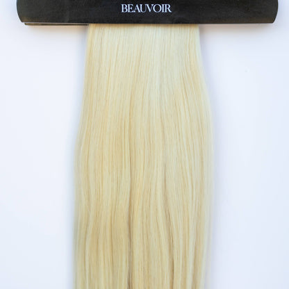 Machine-Tied Weft 28" 180g Single Donor Virgin - #60 Classic Blonde (aka Ash Blonde)