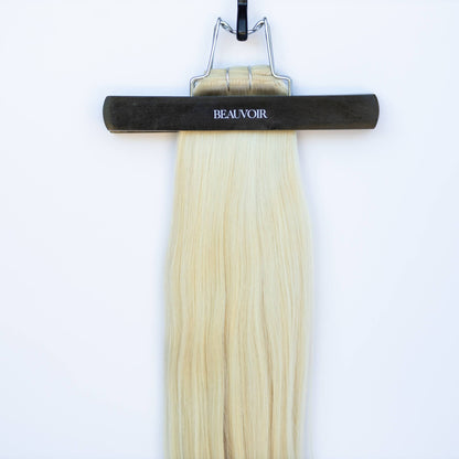 Machine-Tied Weft 20" 145g Pro Blend Hair Extensions -  #60 Classic Blonde (aka Ash Blonde)