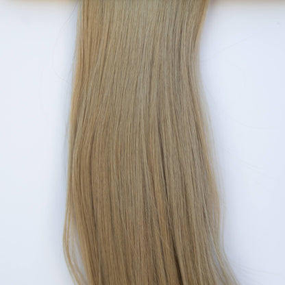 Machine-Tied Weft 18" 130g Single Donor Virgin - #18 Dirty Blonde