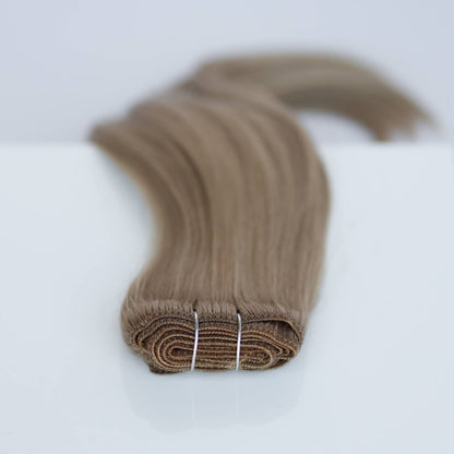Machine-Tied Weft 20" 145g Single Donor Virgin - #18 Dirty Blonde