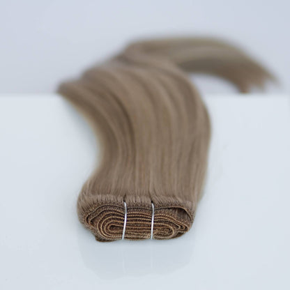 Machine-Tied Weft 18" 130g Pro Blend - #18 Dirty Blonde