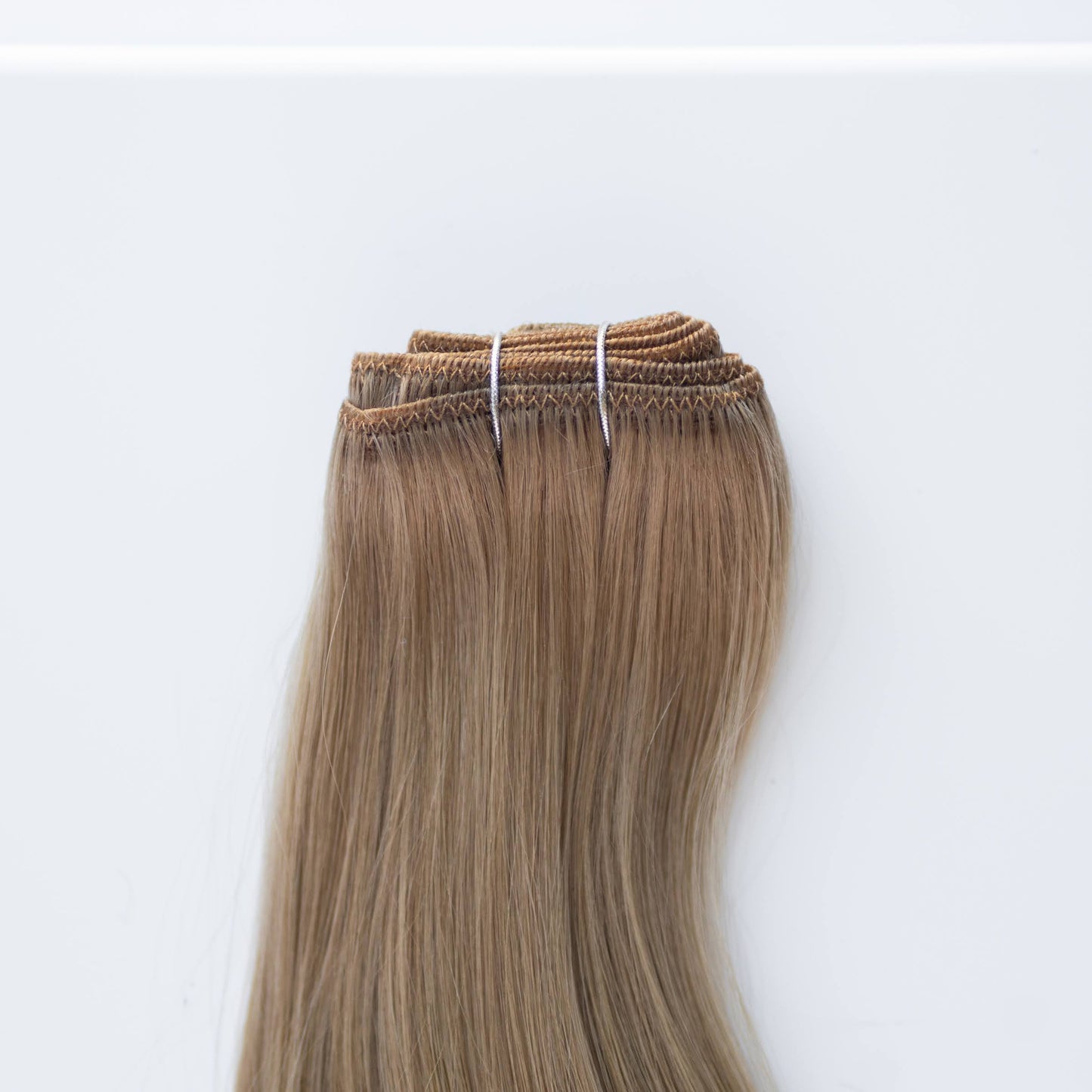 Machine-Tied Weft 16" 120g Pro Blend Hair Extensions - #18 Dirty Blonde