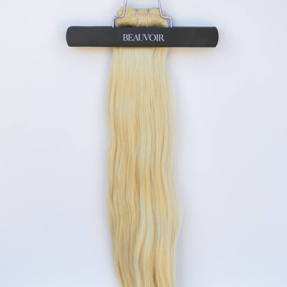Machine-Tied Weft 18" 130g Pro Blend - #22 Southern Belle Blonde (aka Light Ash Blonde)