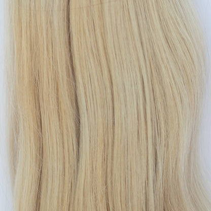 Machine-Tied Weft 28" 180g Single Donor Virgin - #16 Paris Blonde (aka Vanilla Blonde)