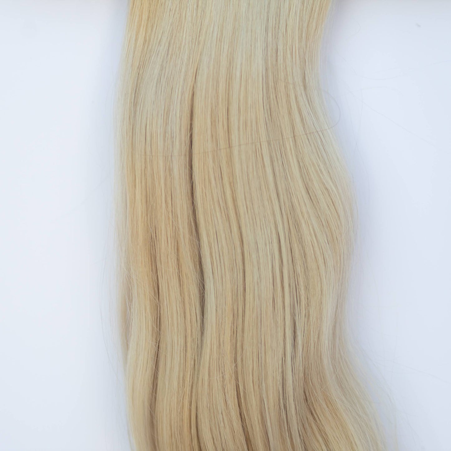 Machine-Tied Weft 28" 180g Single Donor Virgin - #16 Paris Blonde (aka Vanilla Blonde)