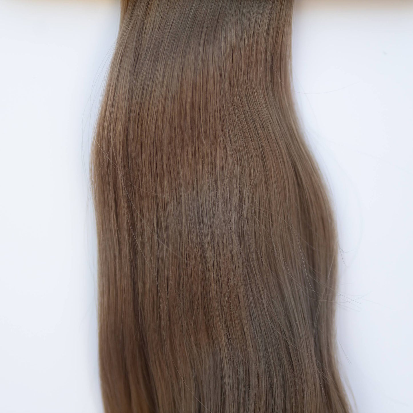Machine-Tied Weft 28" 180g Pro Blend Hair Extensions - #8 Whiskey Brown (aka Ash Brown)