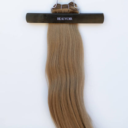 Machine-Tied Weft 28" 180g Pro Blend Hair Extensions - #6 Cinnamon Brown (aka Chestnut Brown)