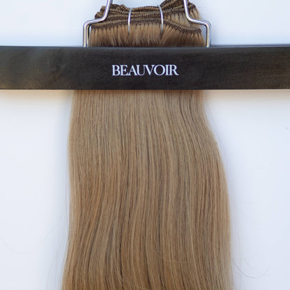 Machine-Tied Weft 22" 160g Single Donor Virgin - #6 Cinnamon Brown (aka Chestnut Brown)