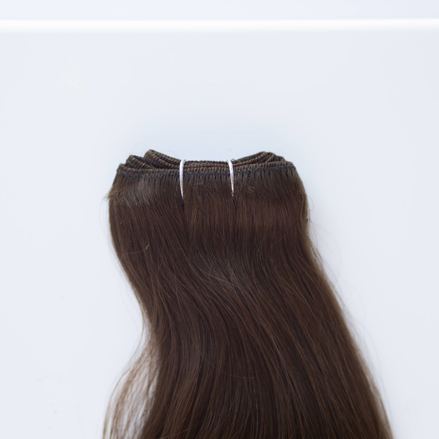 Machine-Tied Weft 24" 170g Pro Blend Hair Extensions - #2 Dark Chocolate (aka Dark Brown)