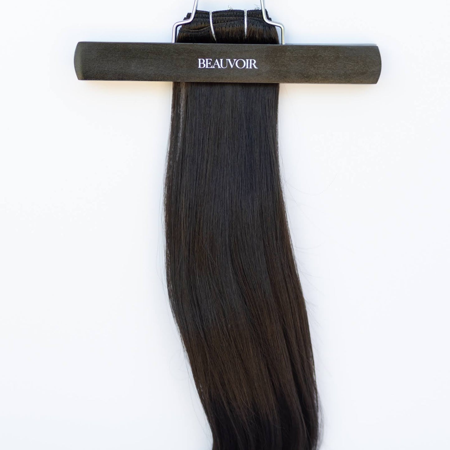 Machine-Tied Weft 16" 120g Pro Blend Hair Extensions - #1C Espresso Brown (aka Mocha Brown)