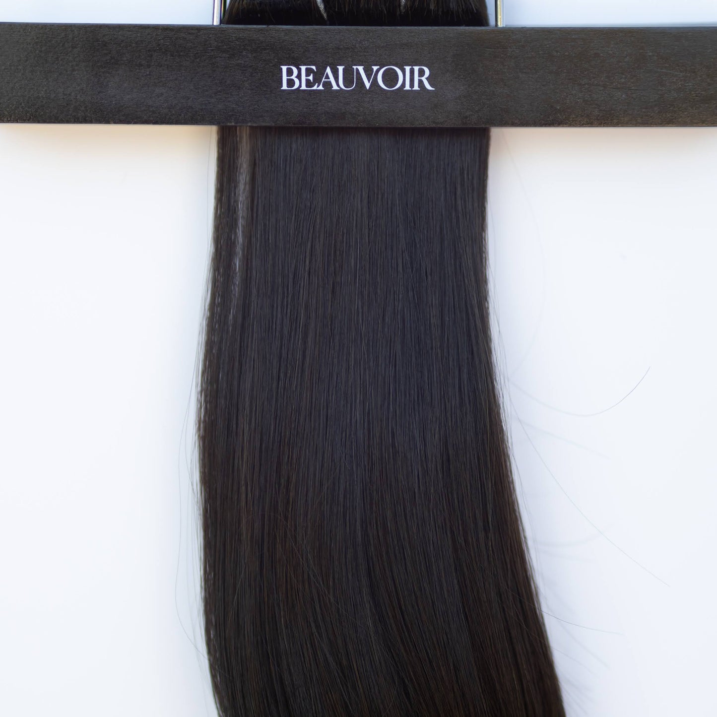 Machine-Tied Weft 24" 170g Single Donor Virgin - #1C Espresso Brown (aka Mocha Brown)