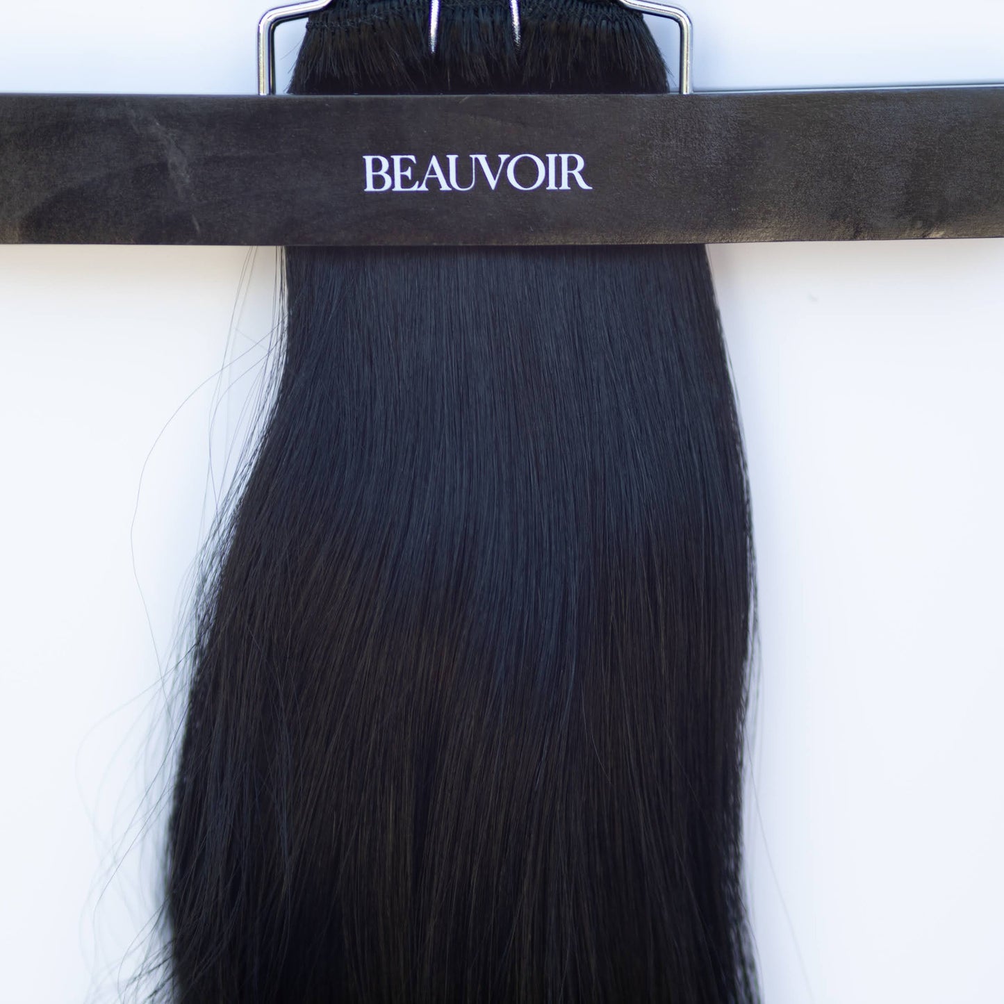 Machine-Tied Weft 24" 170g Pro Blend Hair Extensions - #1 Noir (aka Jet Black)