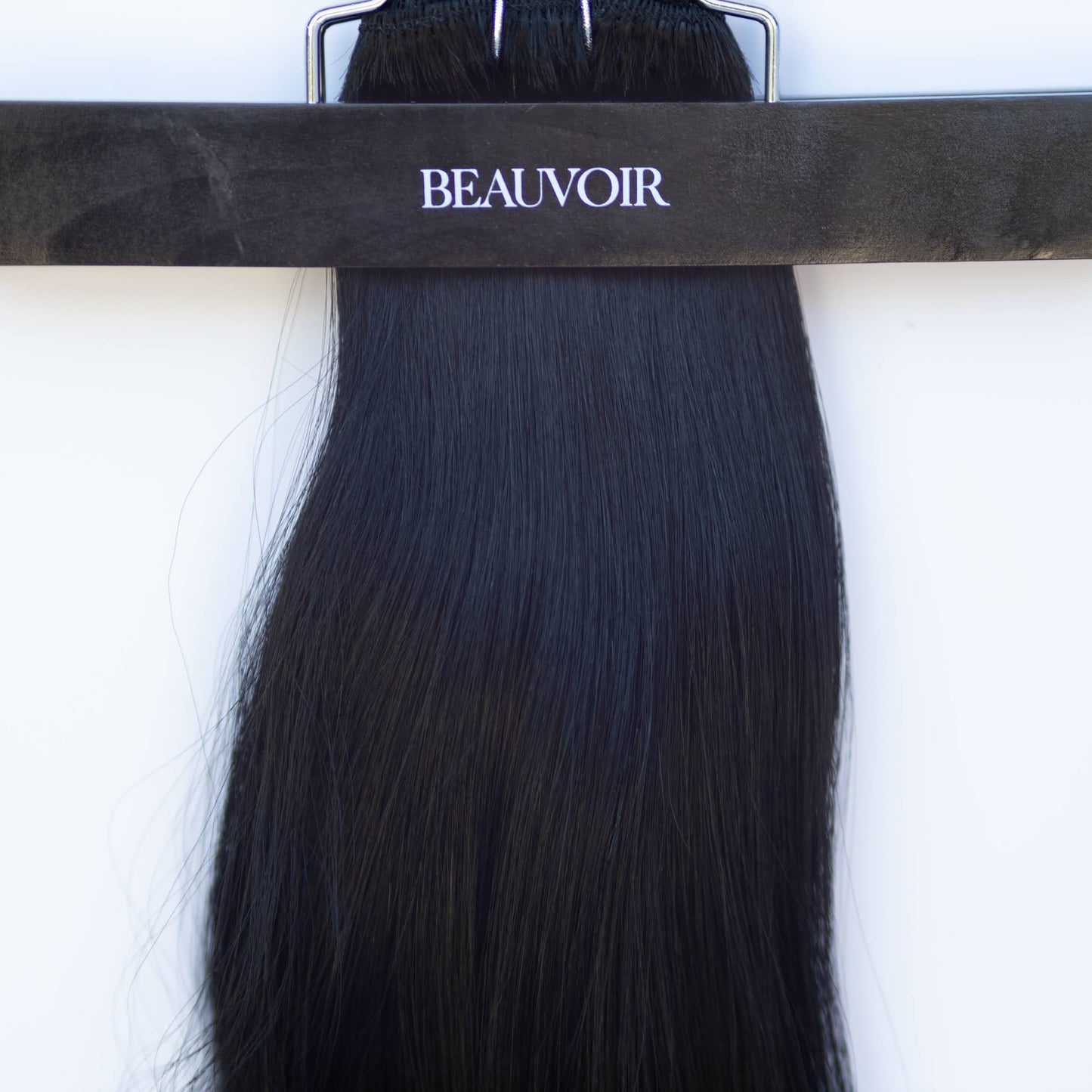 Machine-Tied Weft 20" 145g Pro Blend Hair Extensions - #1 Noir (aka Jet Black)