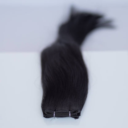 Genius (Micro) Weft 16" 60g Pro Blend - #1 Noir (aka Jet Black)